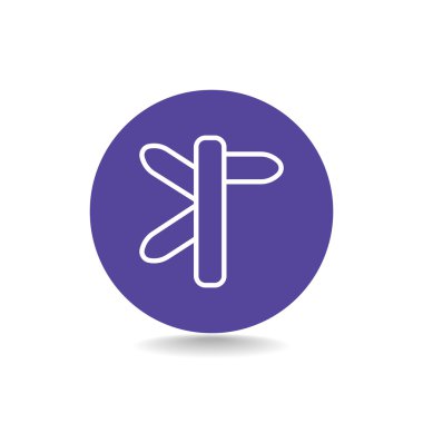 yön işareti simgesi