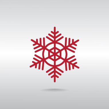 kar tanesi kış simgesi