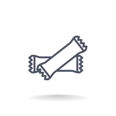 Polietilen mühürlü kapalı torbalar simgesi