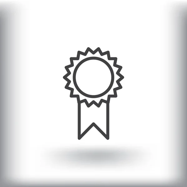 Premio medalla icono — Vector de stock