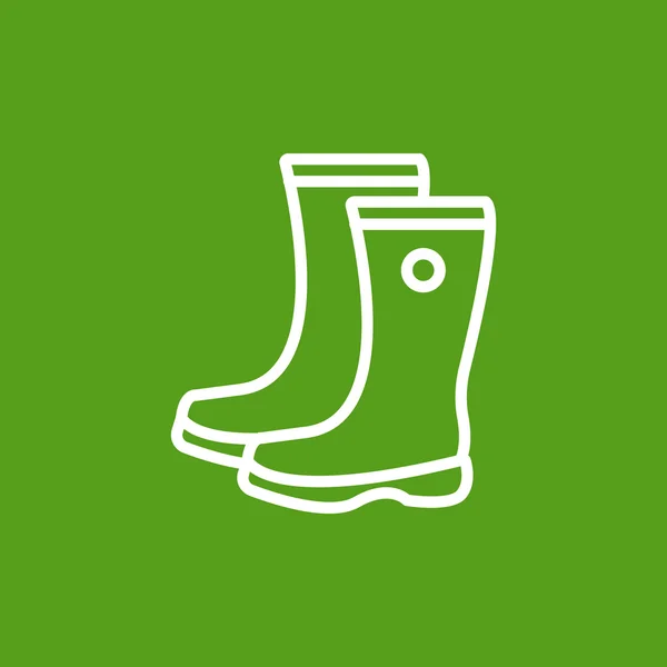 Icono de dos botas — Vector de stock