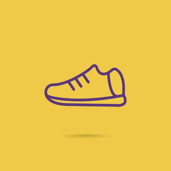 Chaussure pour homme icône — Image vectorielle