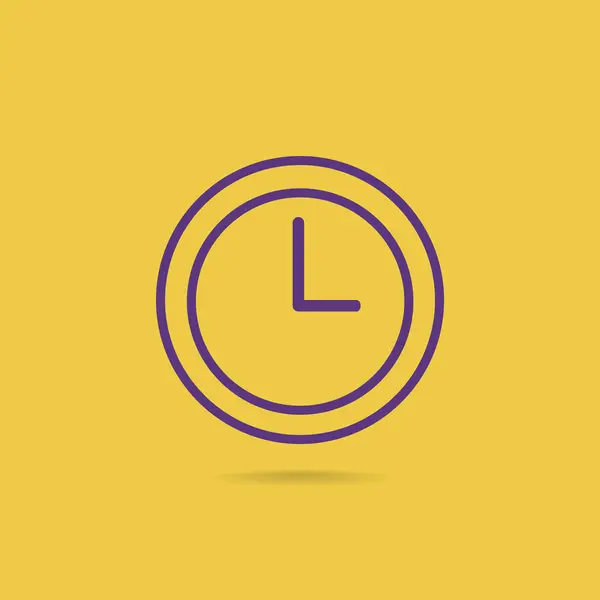 Reloj de tiempo icono — Vector de stock