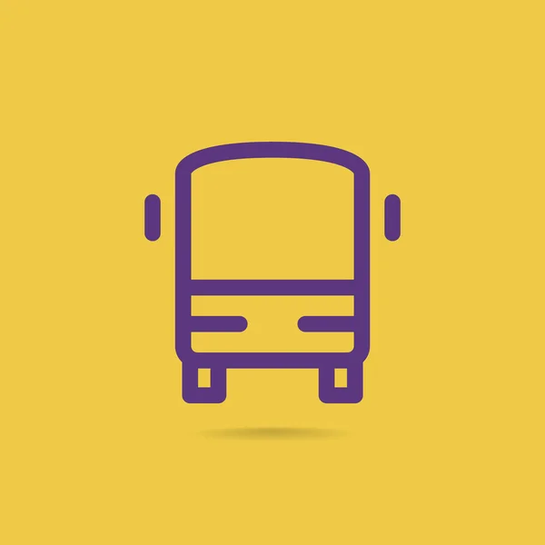 Pictogram van de passagiers van de bus — Stockvector