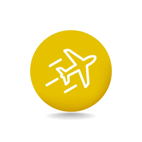 Ikona linii lotniczych — Wektor stockowy