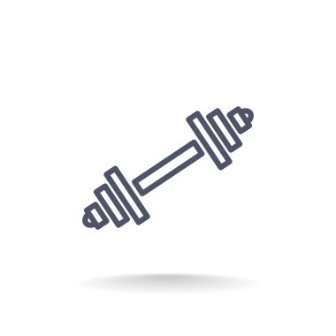 Fitness dumbbell simgesi