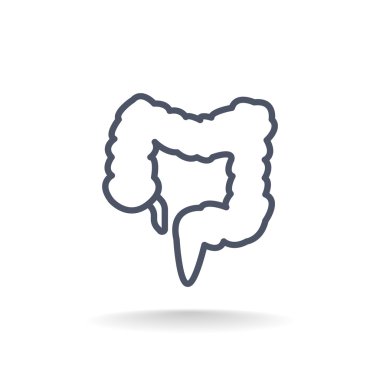 kalın bağırsak simgesi