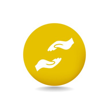 Yardım eller simgesini