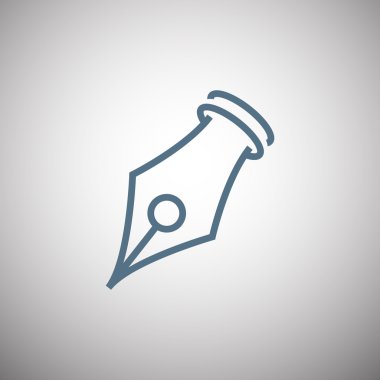 mürekkep kalem ucu simgesi