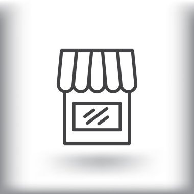 Dükkanı cephe web simgesi