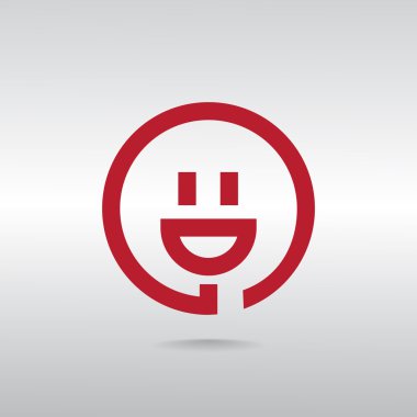 gülen ve fiş simgesi