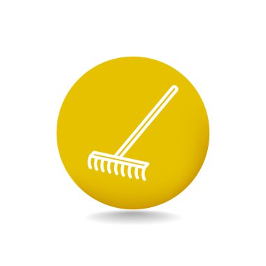 Bahçe tırmıkları simgesi