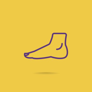 İnsan ayağı simgesi 