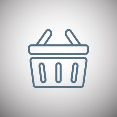 Alışveriş sepeti simgesi