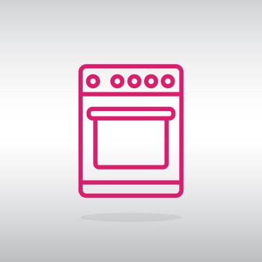 Mutfak sobası simgesi