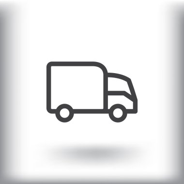 Eve teslim web simgesi. 