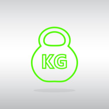 Ağırlık kg simgesi