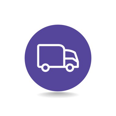 Eve teslim web simgesi. 