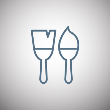 pantolon fırça simgesini