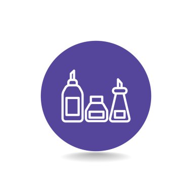 mutfak şişe set simgesi  