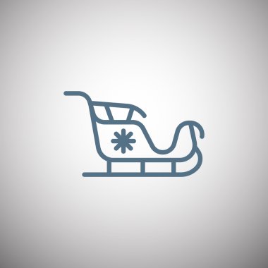 Noel Baba'nın kızağı simgesi