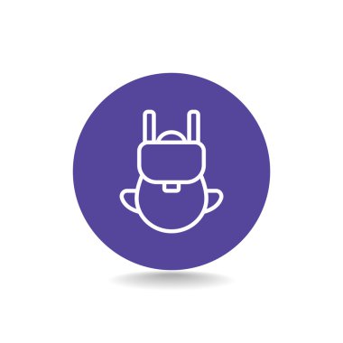 turist sırt çantası simgesini