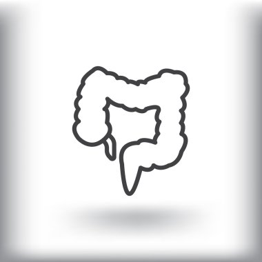 kalın bağırsak simgesi