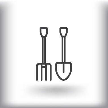 dirgen kürek simgesi