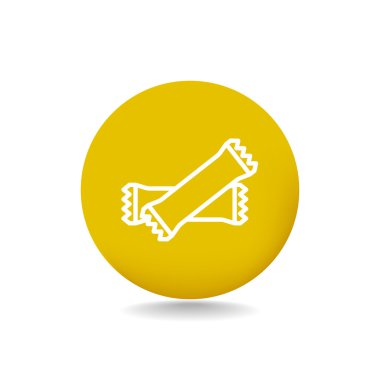 Polietilen mühürlü kapalı torbalar simgesi