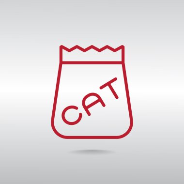 torba gıda evcil hayvan simgesi