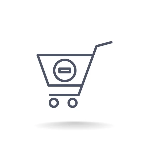 Icono del carrito de compras, icono del carrito de compras eps 10, carrito de compras ico — Vector de stock