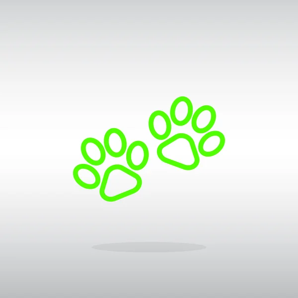Ζώο paws εικονίδιο web — Διανυσματικό Αρχείο