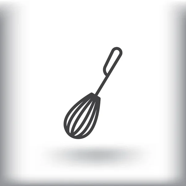 Kitchen whisk icon — Stock Vector