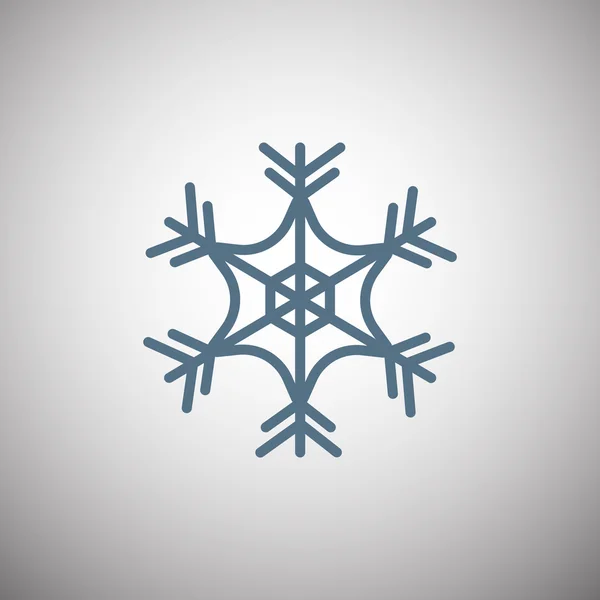 Schneeflockensymbol — Stockvektor