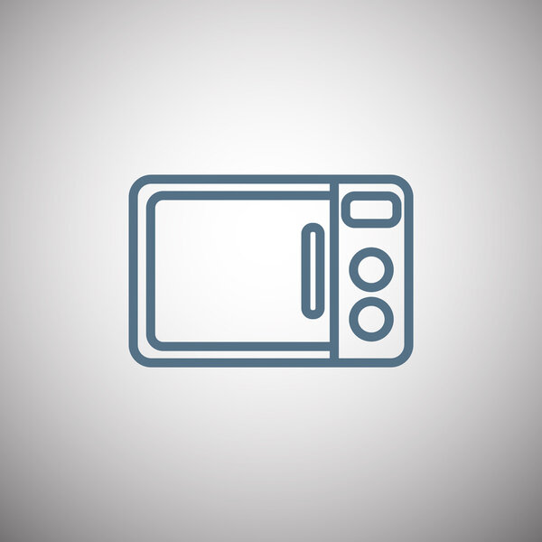 Microwave oven icon