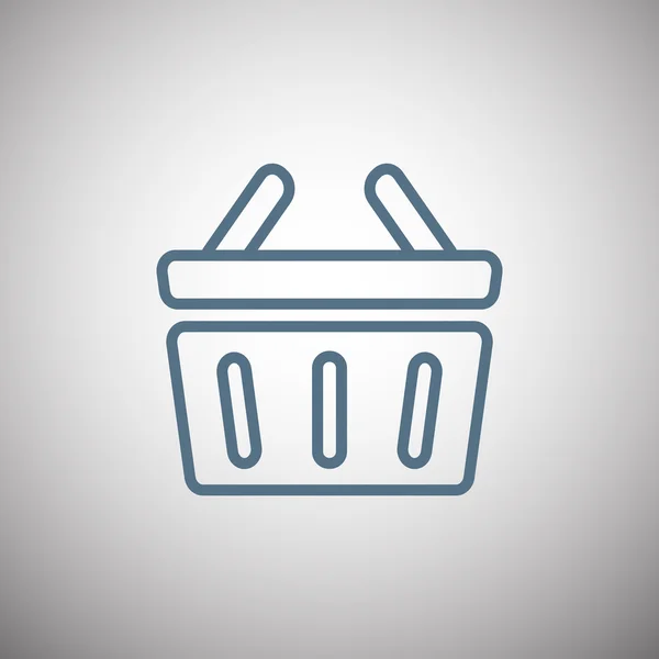 Shopping basket icon — Stock Vector