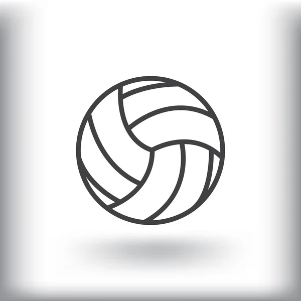 М'яч для гри у волейбол — стоковий вектор