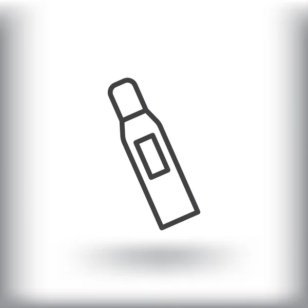 Jel, köpük veya sıvı sabun şişe simgesi — Stok Vektör