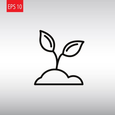 Botanik Filiz simgesi