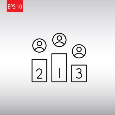 Kazanan podyum simgesi