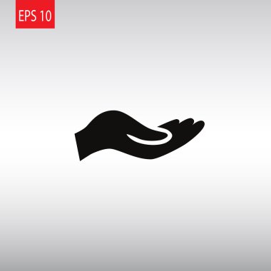 Sadaka web simgesi vermek.