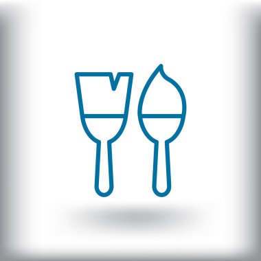 Resim fırçaları simgesi