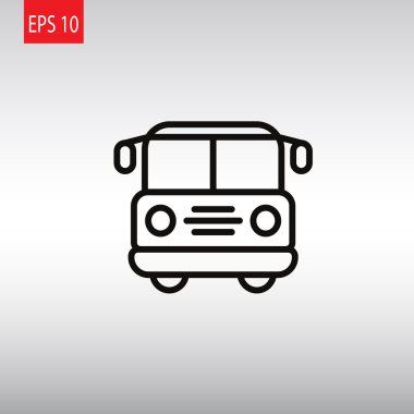 okul servisi simgesi