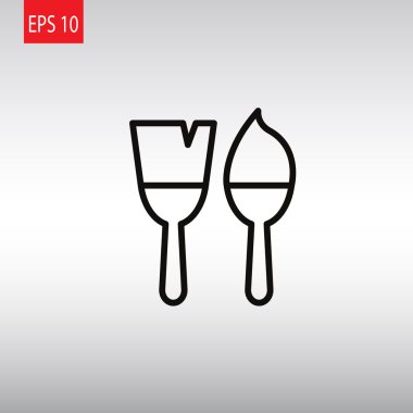 Resim fırçaları simgesi