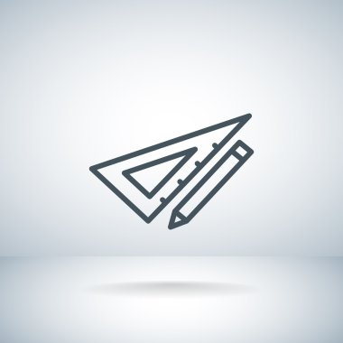 kalem ve cetvel simgesi 