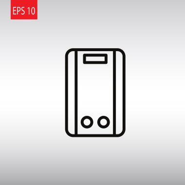 gaz su ısıtıcı simgesi