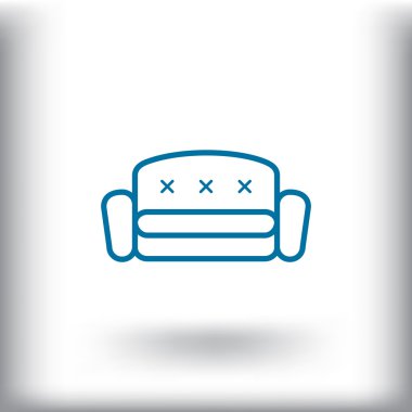 kanepe mobilya simgesi