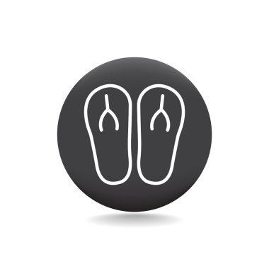 plaj terlikleri simgesi 