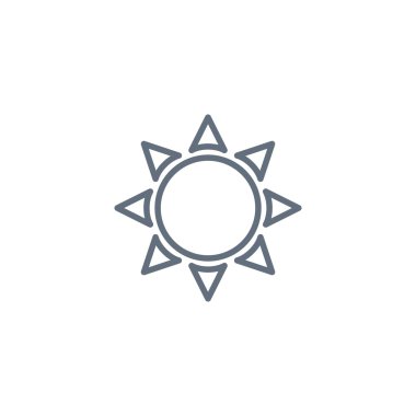 Güneş hava simgesi 