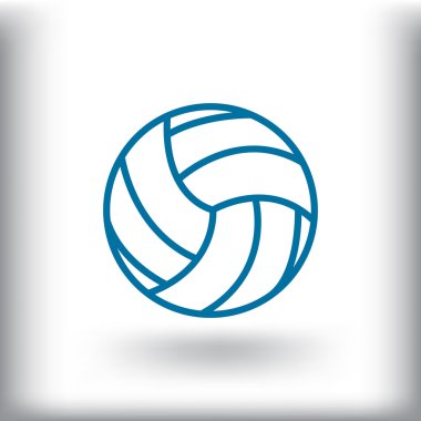 Voleybol topu simgesini
